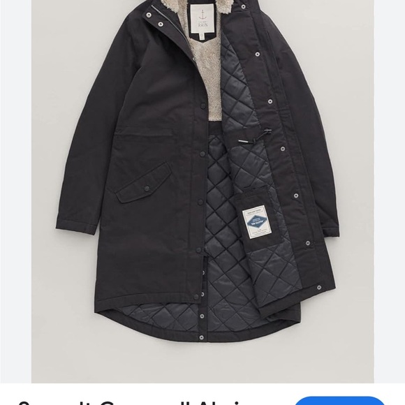 Seasalt Cornwall Jackets & Blazers - Navy blue Hooded Women's Coat